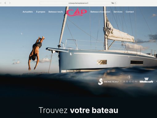 Création du site coteaquitaineplaisance.fr